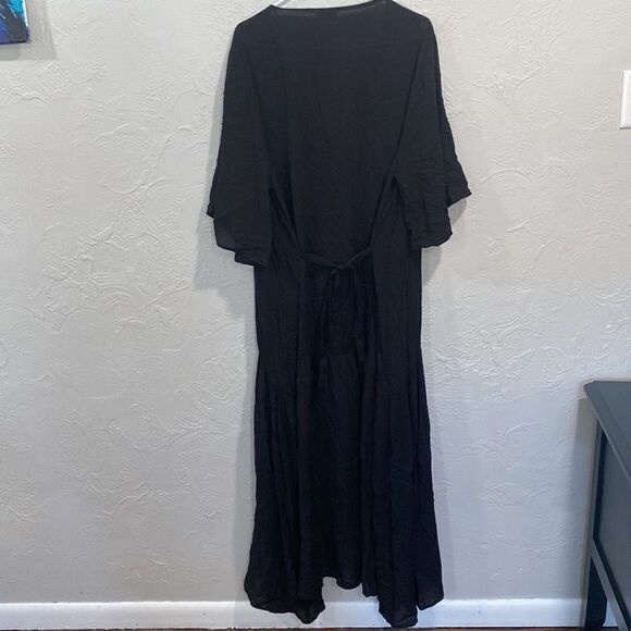 Avenue Val Solid Black Dress Size 22/24 Or XL/XXL - Picture 7 of 9